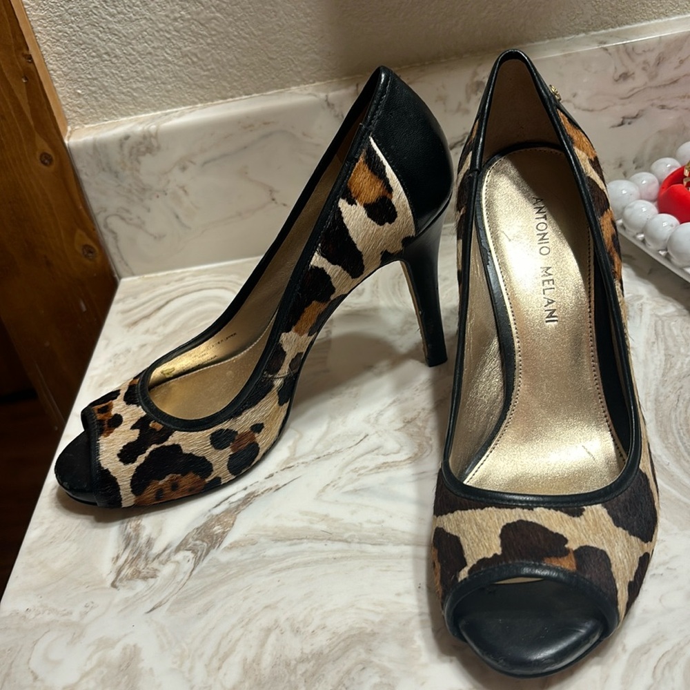 Antonio Melani Leopard Heels